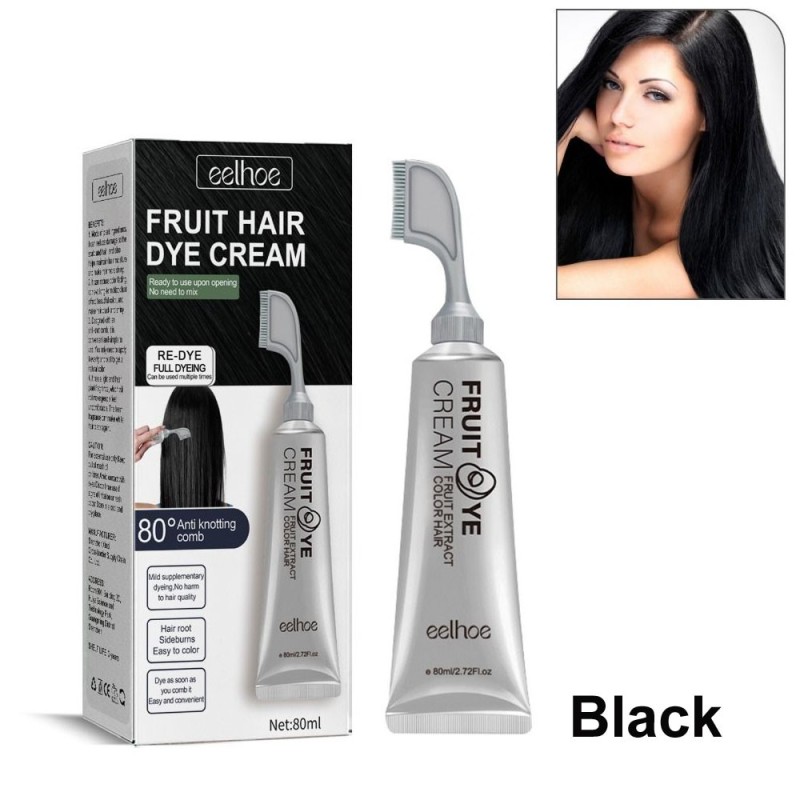 80ml Hair Dye Shampoo with Comb Fashion Pure Plant-based Hair Dye Instant Hair Dye Cream Permanent Hair Dye 80ml Hair Dye Shampoo with Comb Fashion Pure Plant-based Hair Dye Instant Hair Dye Cream Permanent Hair Dye