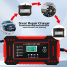 เครื่องชาร์จแบตเตอรี่รถยนต์และมอเตอร์ไซค์ 12V 6A/10A พร้อมฟังก์ชันซ่อมแบต
