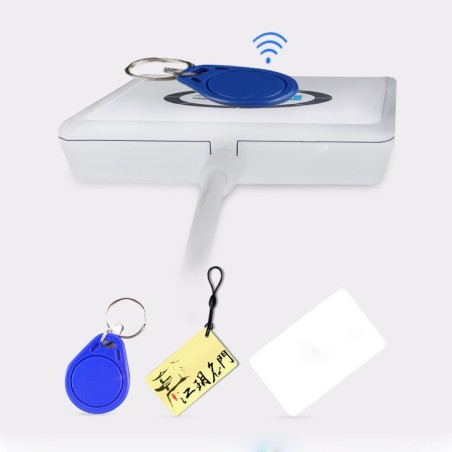 เครื่องอ่านบัตรสมาร์ทการ์ดไร้สัมผัส ACR122U NFC เชื่อมต่อผ่าน USB ใช้เทคโนโลยี RFID 13.56 MHz รองรับบัตร MIFARE