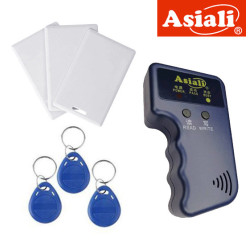 RFID Reader ID Card Writer Copier Handhold 125KHz Duplicator + 3PCS Writable Key+3PCS Thick Cards