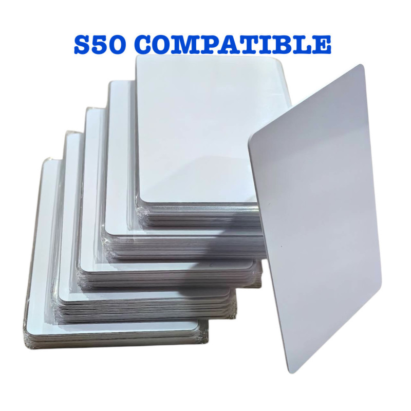 บัตร IC 13.56MHz PVC (S50 Compatible) สำหรับระบบ Access Control บัตร IC 13.56MHz PVC (S50 Compatible) สำหรับระบบ Access Control