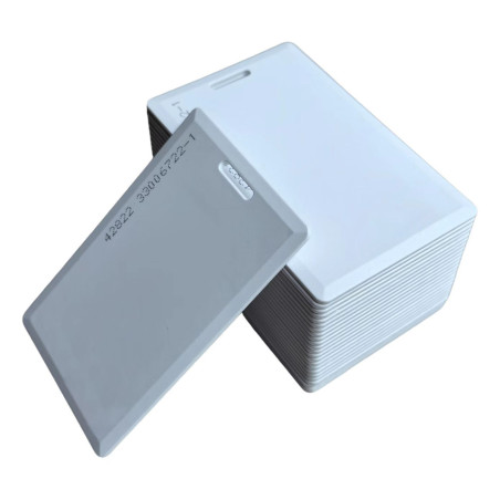 บัตร Proximity 125kHz เข้ากันได้กับ HID ProxCard II (26-Bit) 25 ใบ สีขาว สำหรับระบบควบคุมการเข้าออก