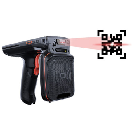 Industrial UHF RFID Reader 18m with 1D/2D Barcode & 4G Android