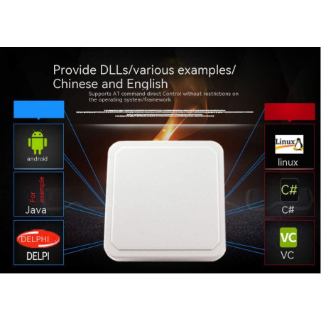 High-Performance UHF RFID Reader Series UHFR-504/509/512 with Long Range and EPC C1G2 ISO18000-6C/6B