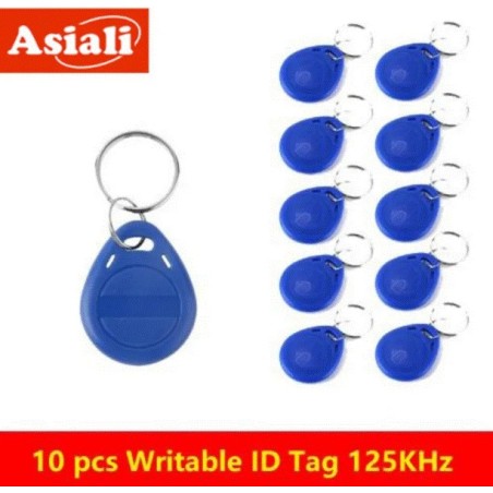 No.2 Tag 125khz writable rewrite T5577 RFID ID Keyfobs for rfid writer
